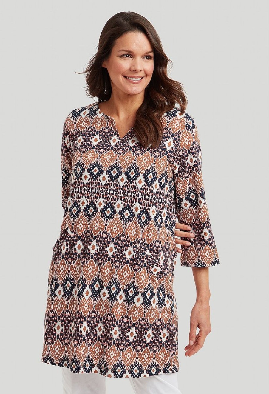 Clothing Adini  | Animal Ikat Nellie Tunic Multi